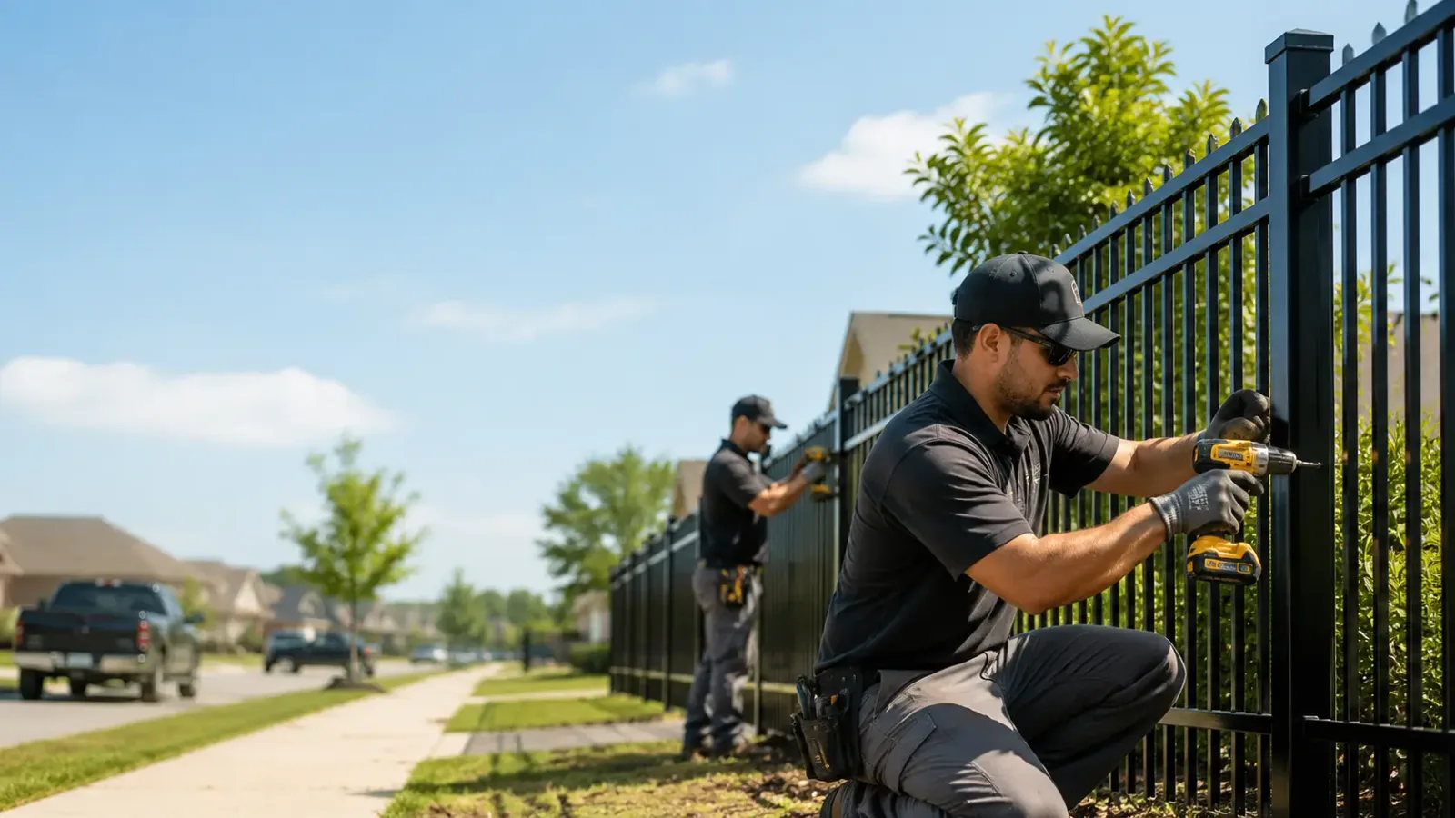 Metal Fence Installation in Dime Box, TX
